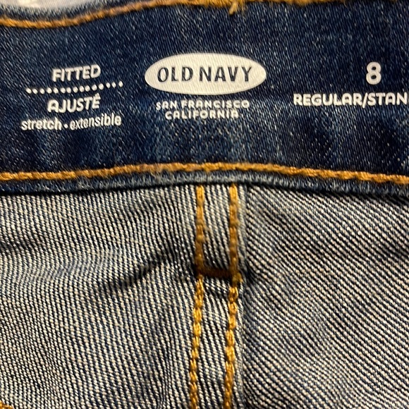 😊5/$10 Old Navy Fitted Medium Washed Shorts Size 8 - Picture 3 of 5